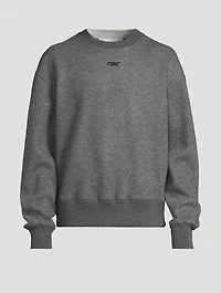 Logo Plaque Sweatshirt