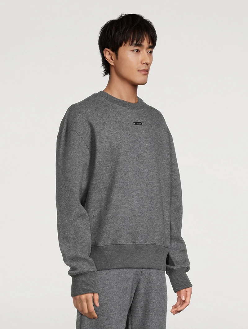 Logo Plaque Sweatshirt