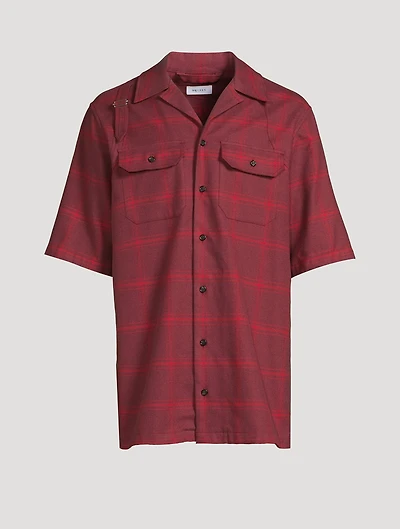 Windowpane Check Harness Shirt