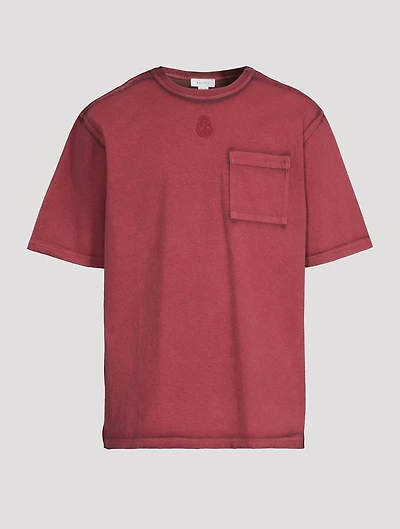 Embroidered Skull T-Shirt