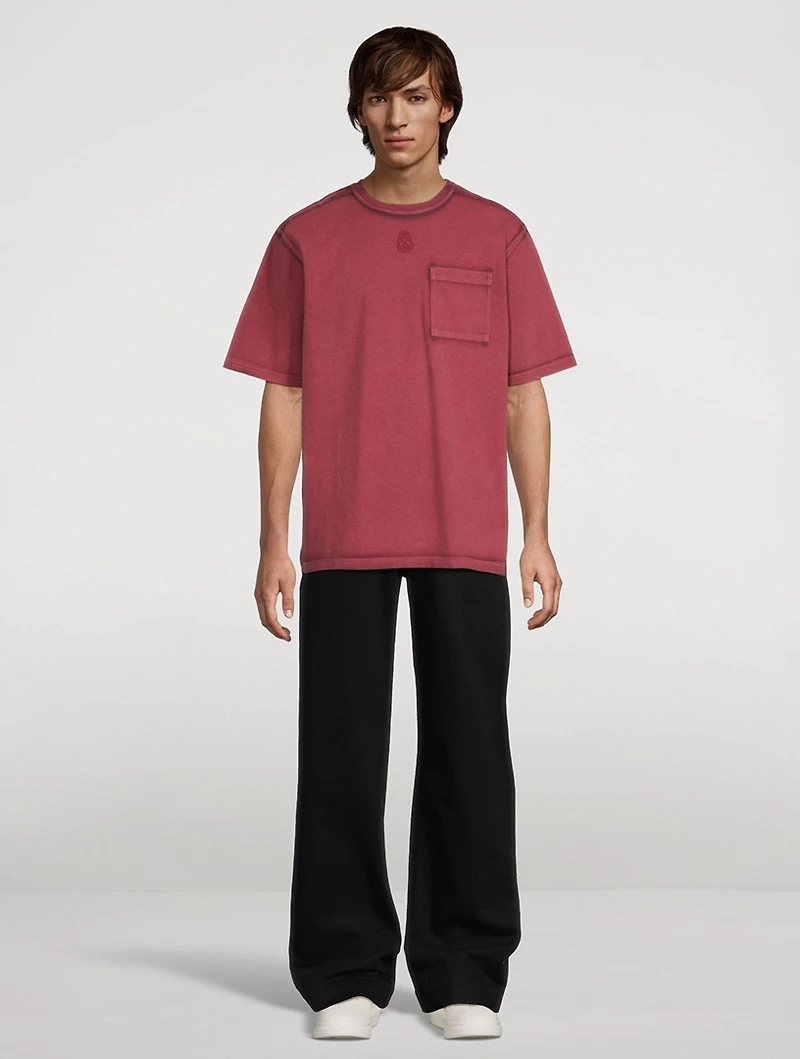 Embroidered Skull T-Shirt