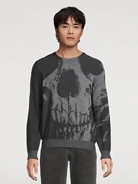 Skull Wool Sweater