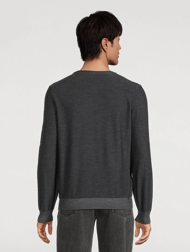 Skull Wool Sweater