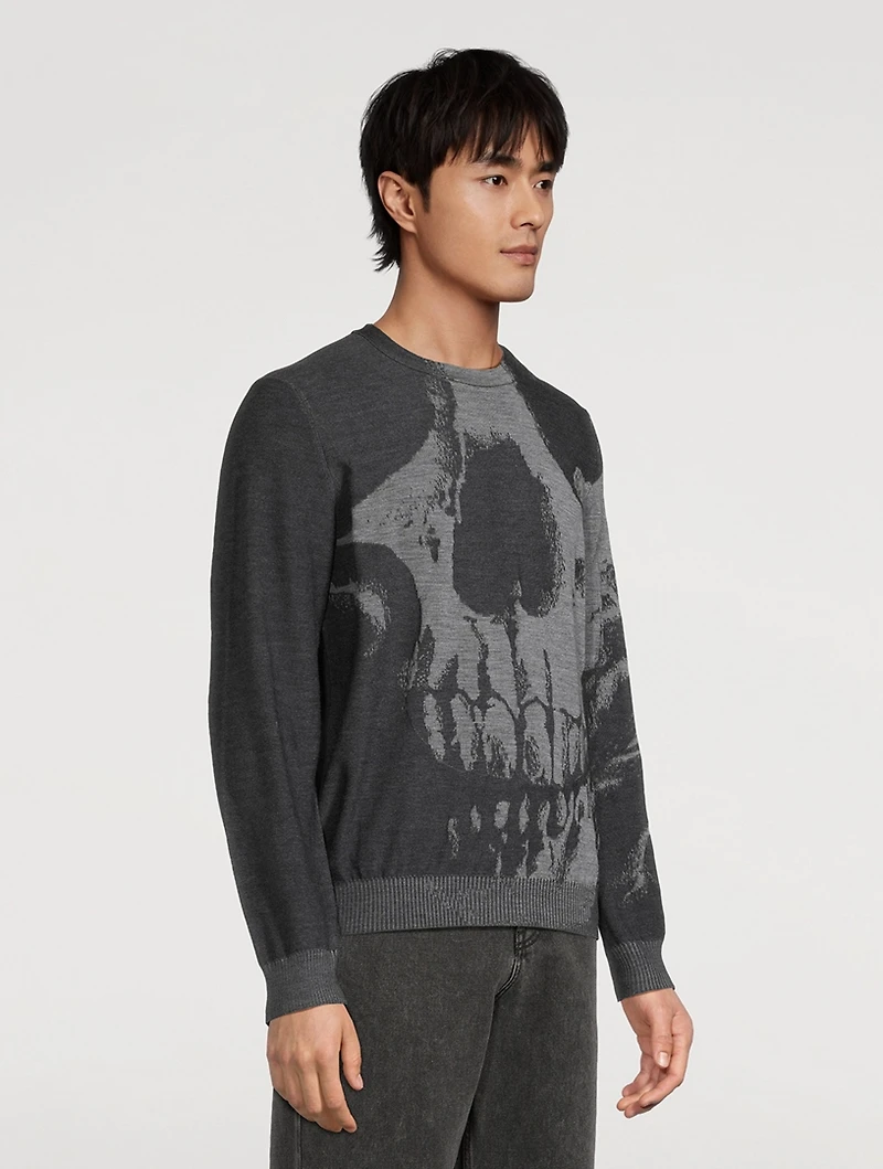 Skull Wool Sweater
