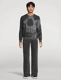 Skull Wool Sweater