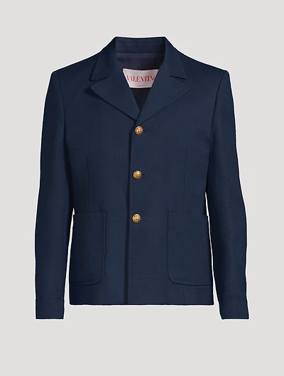 Slim-Fit Single-Breasted Jacket