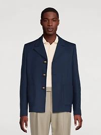 Slim-Fit Single-Breasted Jacket