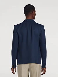 Slim-Fit Single-Breasted Jacket