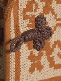 Cotton And Linen Jacquard Jacket