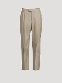 Wool Gabardine Trousers