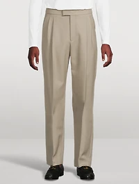 Wool Gabardine Trousers