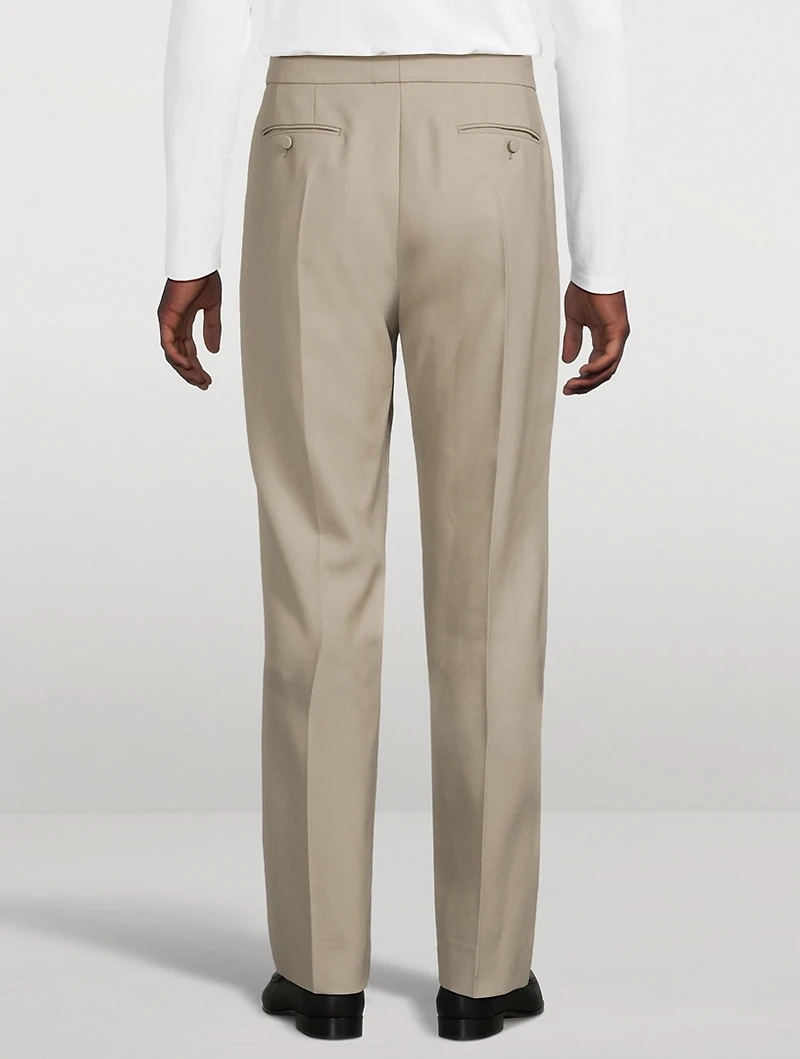 Wool Gabardine Trousers