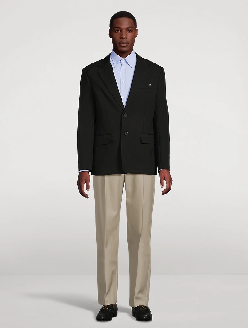 Wool Gabardine Trousers