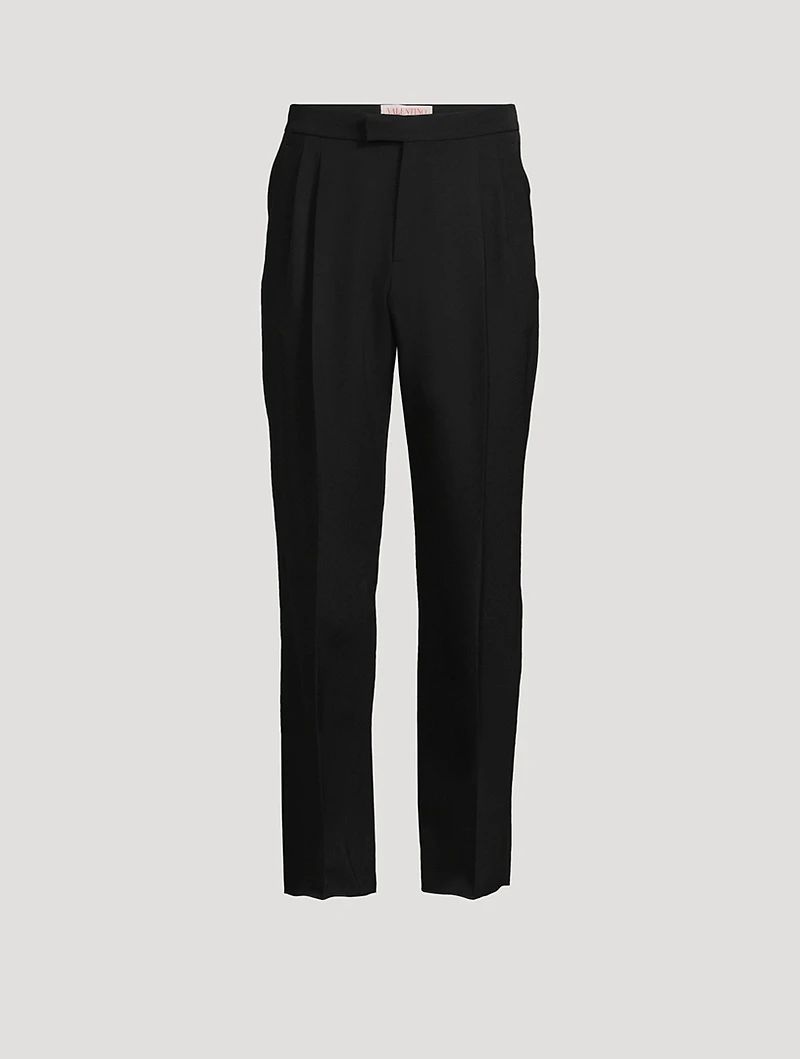 Grain de Poudre Wool Trousers