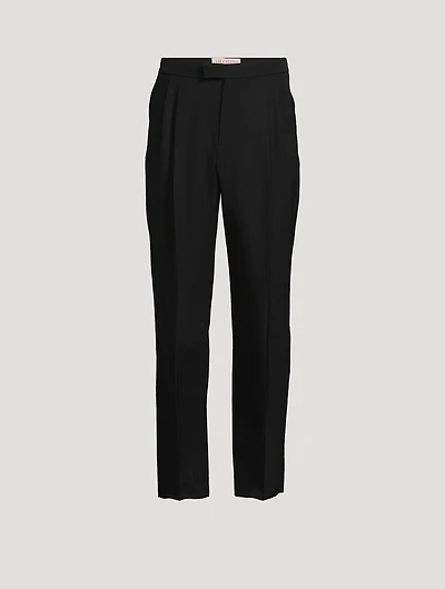 Grain de Poudre Wool Trousers