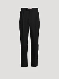 Grain de Poudre Wool Trousers