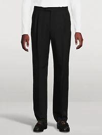 Grain de Poudre Wool Trousers