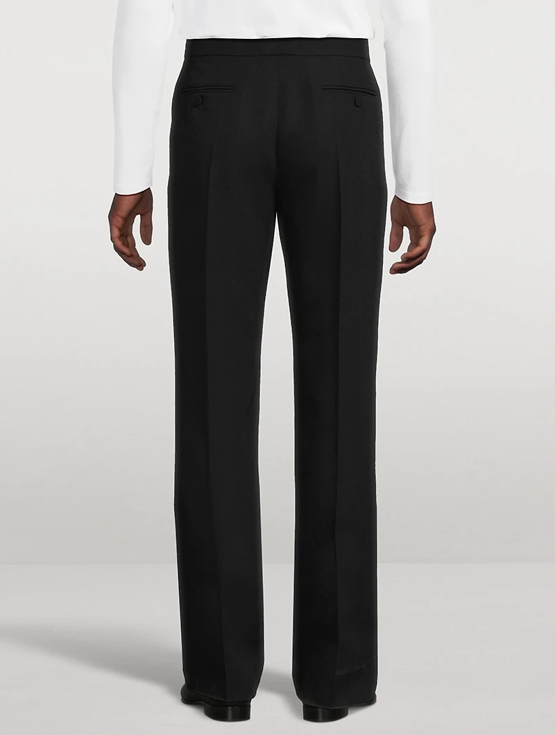 Grain de Poudre Wool Trousers