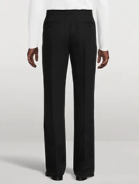 Grain de Poudre Wool Trousers