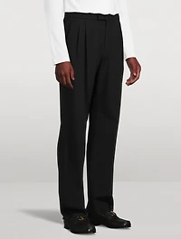 Grain de Poudre Wool Trousers