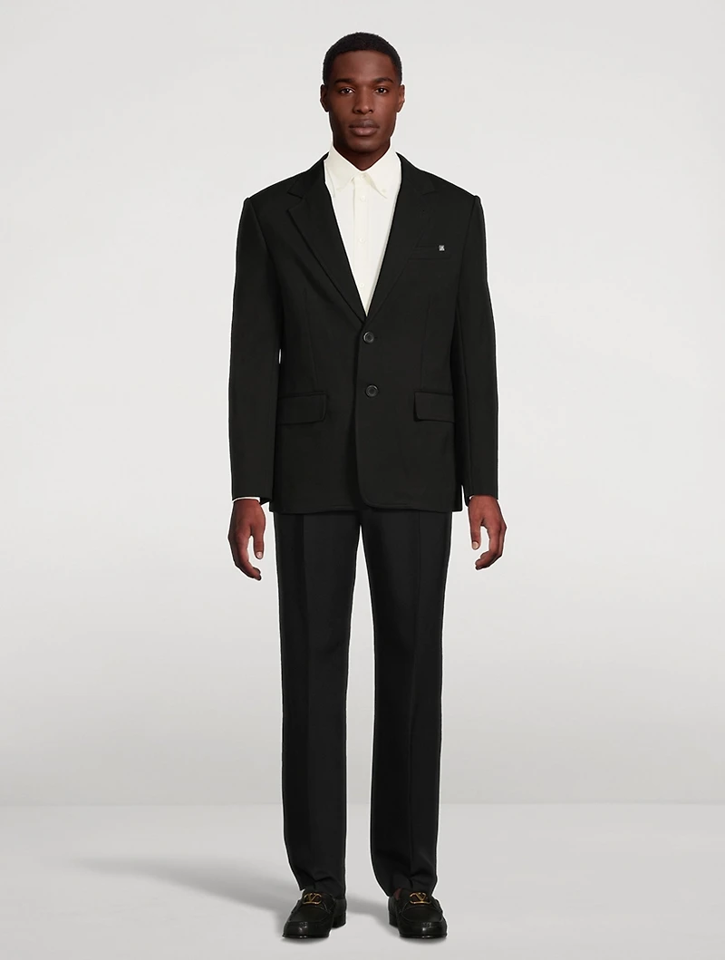 Grain de Poudre Wool Trousers