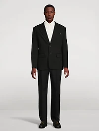 Grain de Poudre Wool Trousers