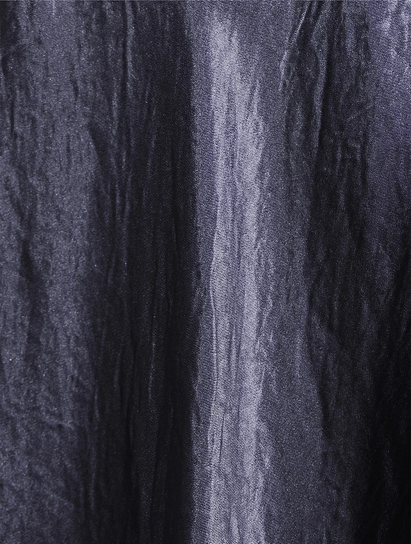 Bias Satin Midi Dress