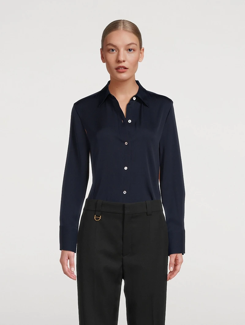 Stretch-Silk Shirt