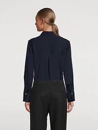 Stretch-Silk Shirt