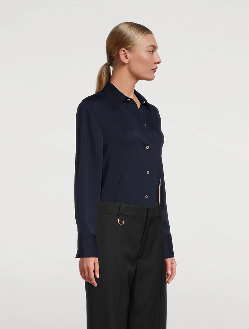 Stretch-Silk Shirt