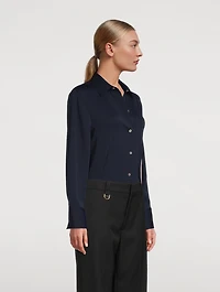 Stretch-Silk Shirt