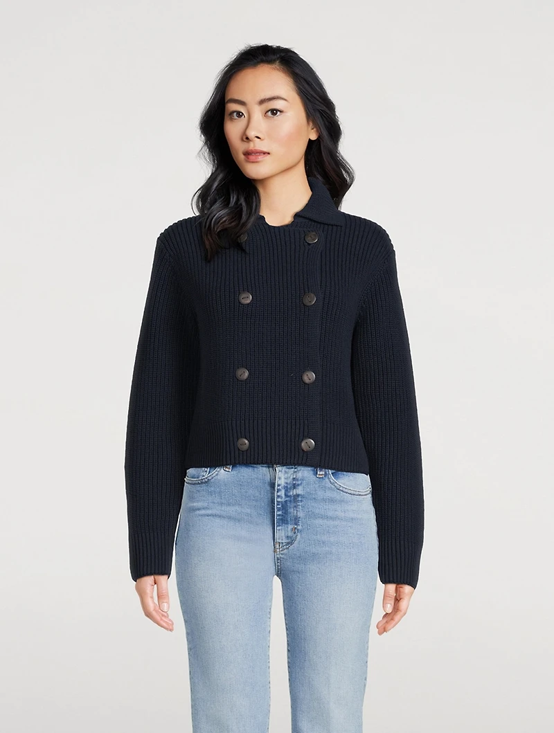 Double-Breasted Cardigan