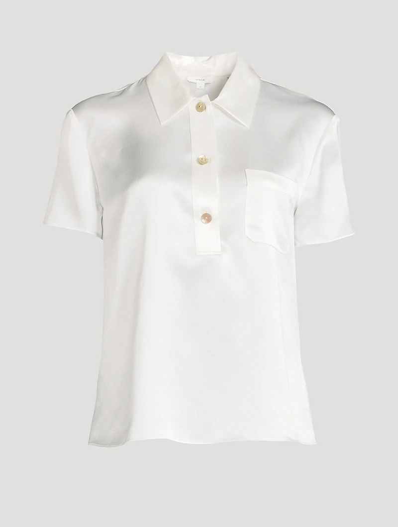 Silk Polo Shirt