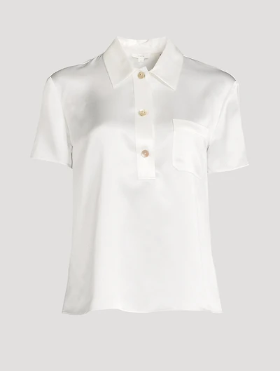 Silk Polo Shirt