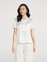 Silk Polo Shirt