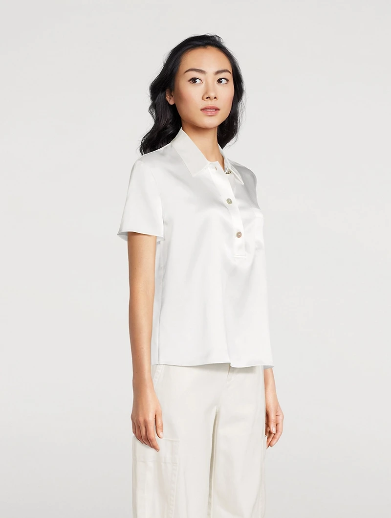 Silk Polo Shirt