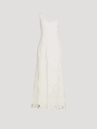 Multi Rectangle Crêpe Maxi Dress