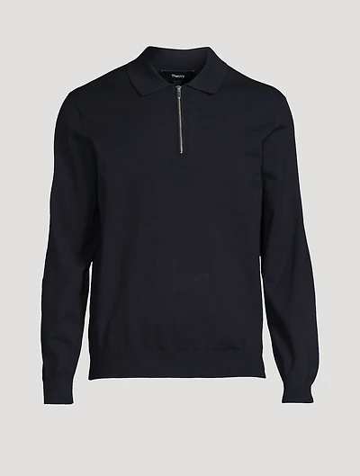 Quarter-Zip Polo Sweater