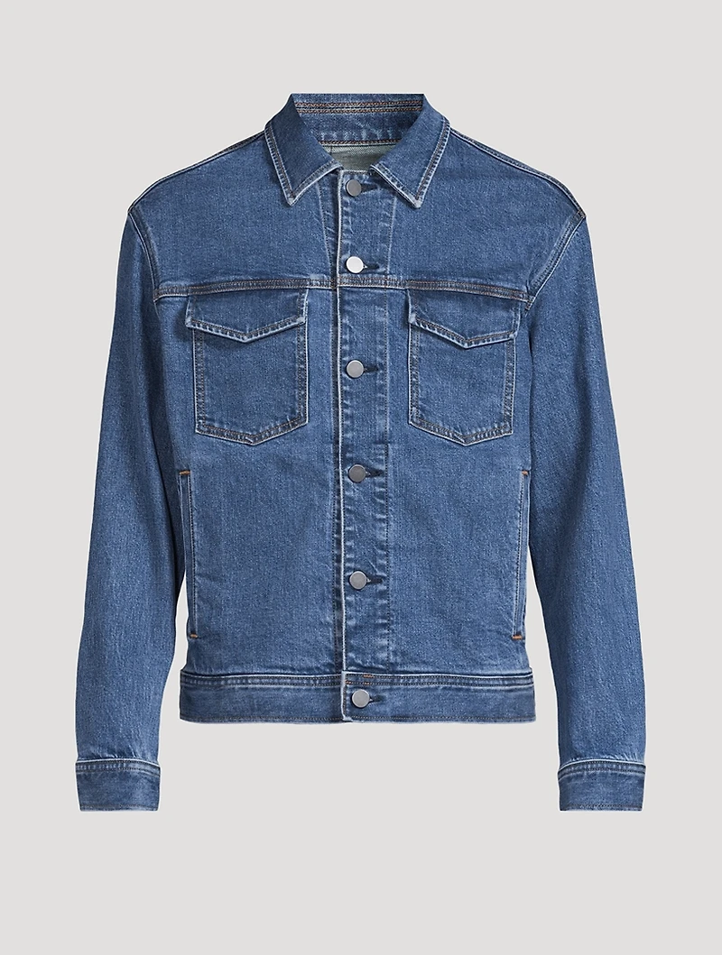 City Stretch Denim Trucker Jacket