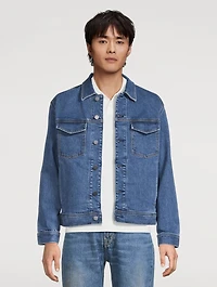 City Stretch Denim Trucker Jacket