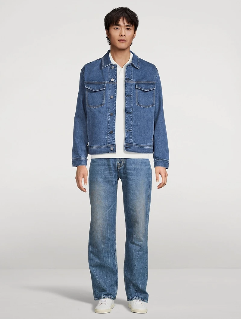 City Stretch Denim Trucker Jacket