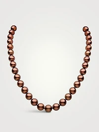 18K Gold Treated Tahitian Pearl Necklace