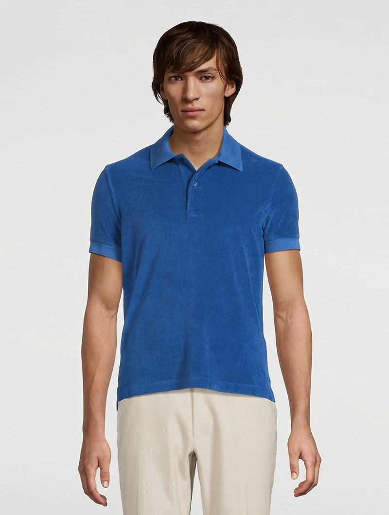 Towelling Polo Shirt