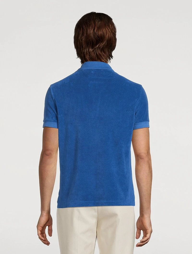 Towelling Polo Shirt
