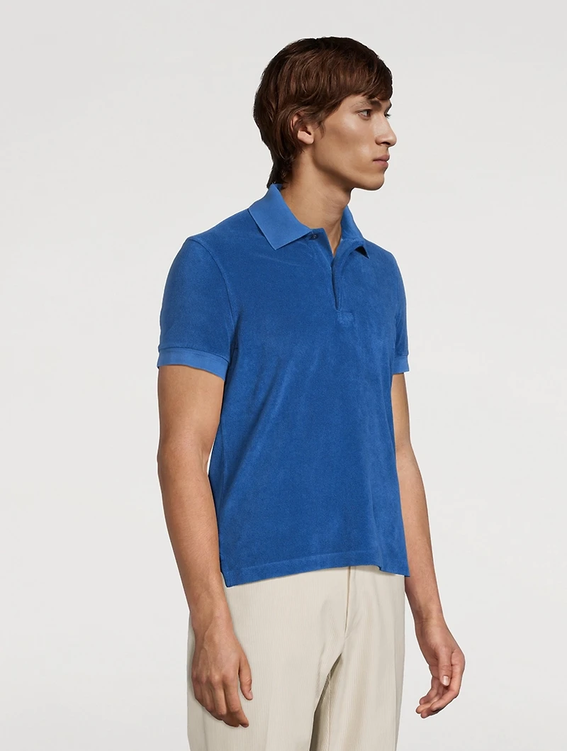 Towelling Polo Shirt