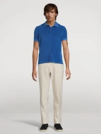 Towelling Polo Shirt