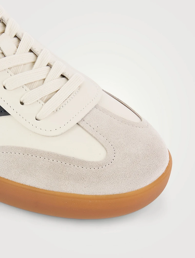 Oasis Leather And Suede Sneakers