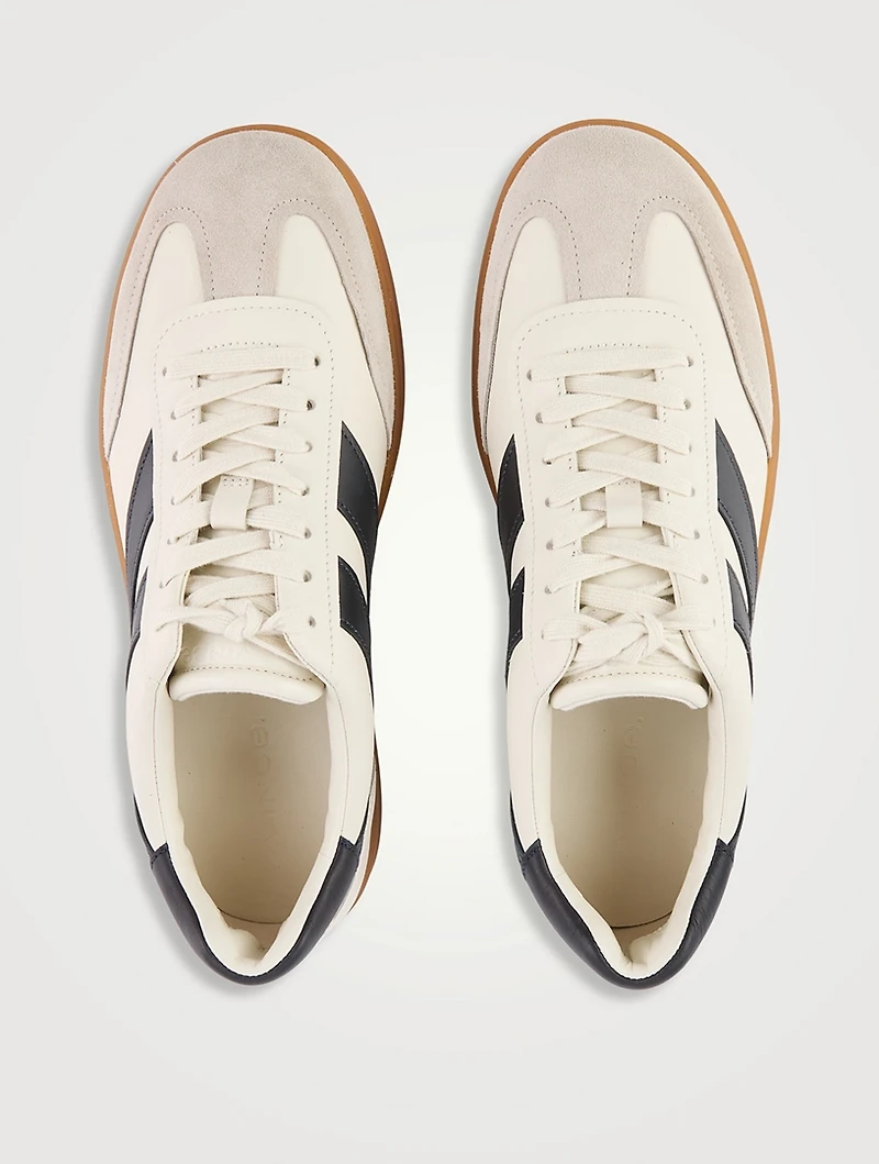Oasis Leather And Suede Sneakers