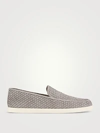 Sonoma Weave Suede Loafers
