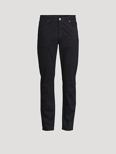 Stretch Gabardine Slim-Leg Pants